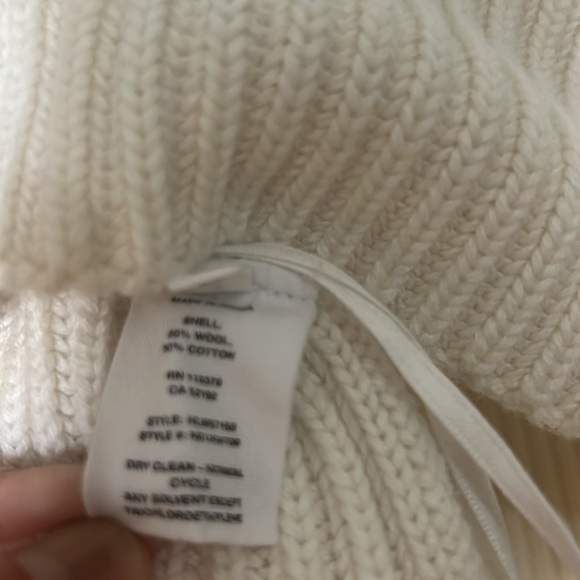 Helmut Lang Linda Cotton & Wool crop sweater XL - Picture 9 of 9